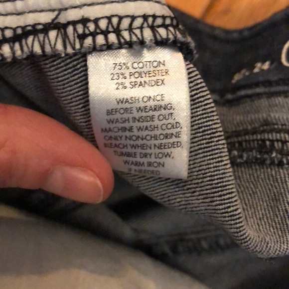 Loft Modern Straight 24P dark rinse jeans - Picture 4 of 7